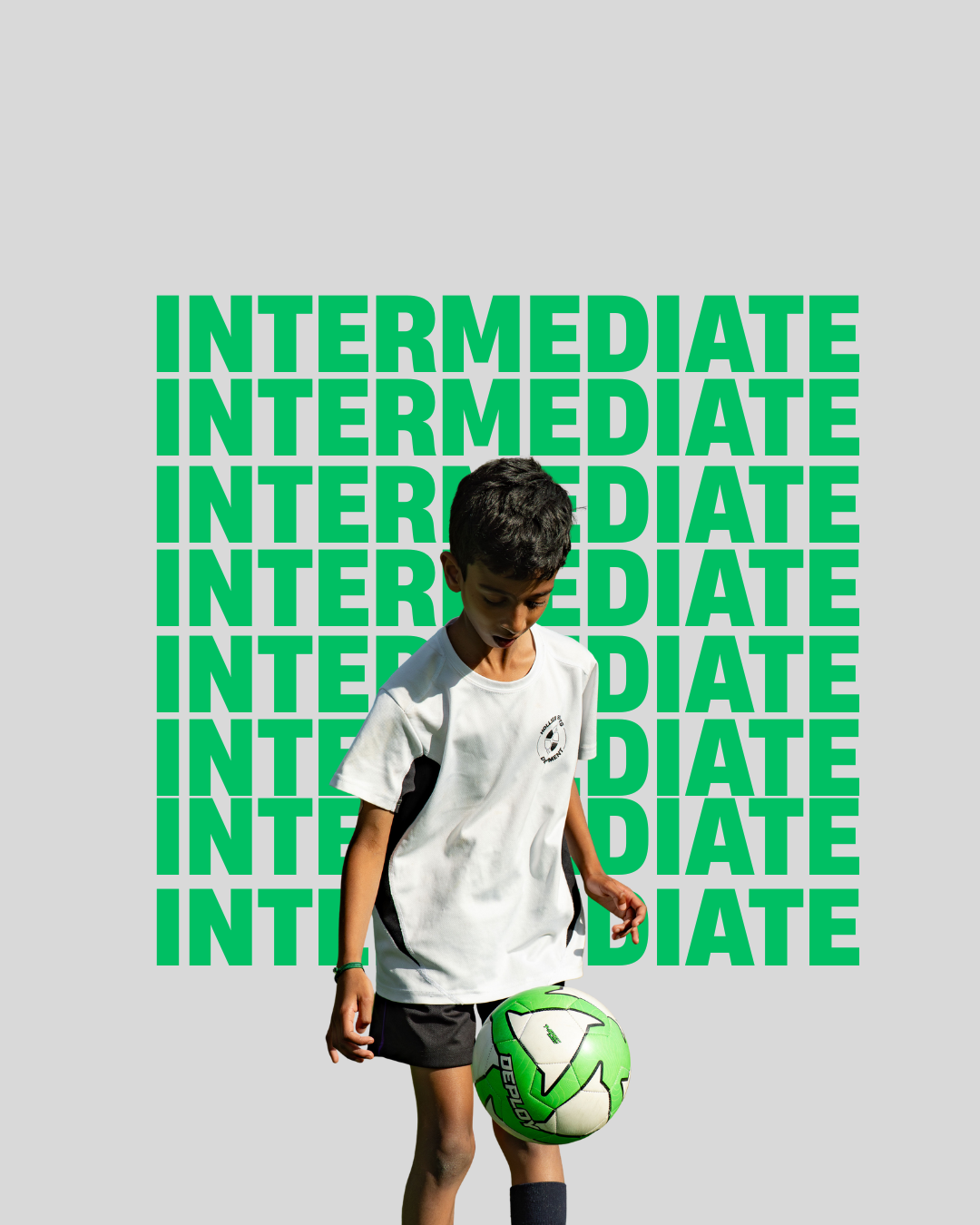 Kids Intermediate Soccer Class for Boys (Green Class)